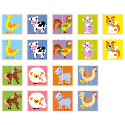 BABU Puzzle a Pexeso - Zvířátka z farmy EPEE Czech s.r.o.