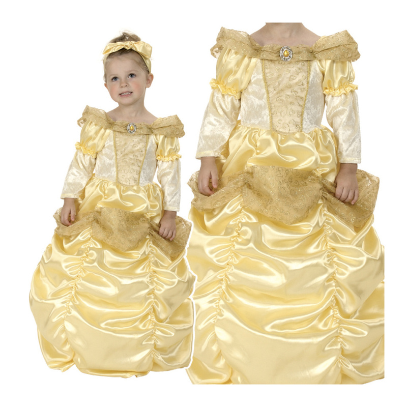 HM Studio Dětský kostým Princezna zlatá 92-104 cm