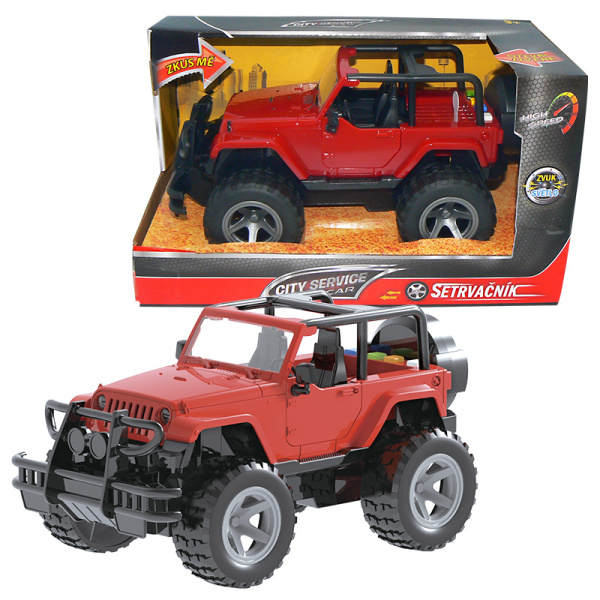 CITY SERVICE CAR - 1:16 Jeep na setrvačník