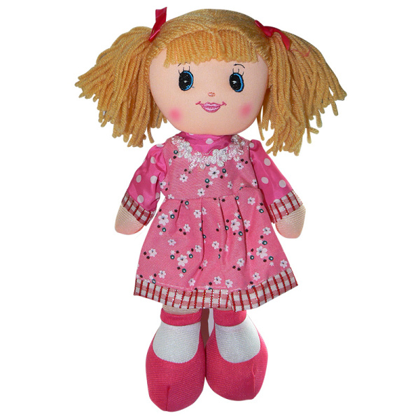 HM Studio látková 30 cm v modrých šatech