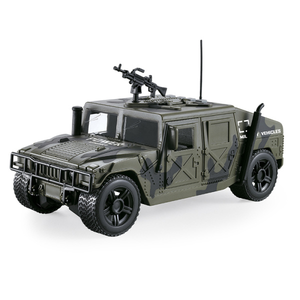 CITY SERVICE CAR - 1:16 Vojenské obrněné vozidlo tmavé maskování