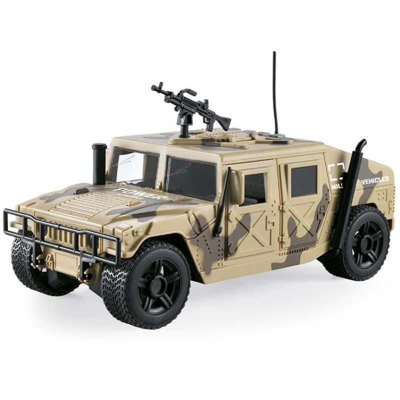 MaDe vojenské auto se světlem a českým hlasem 24 cm