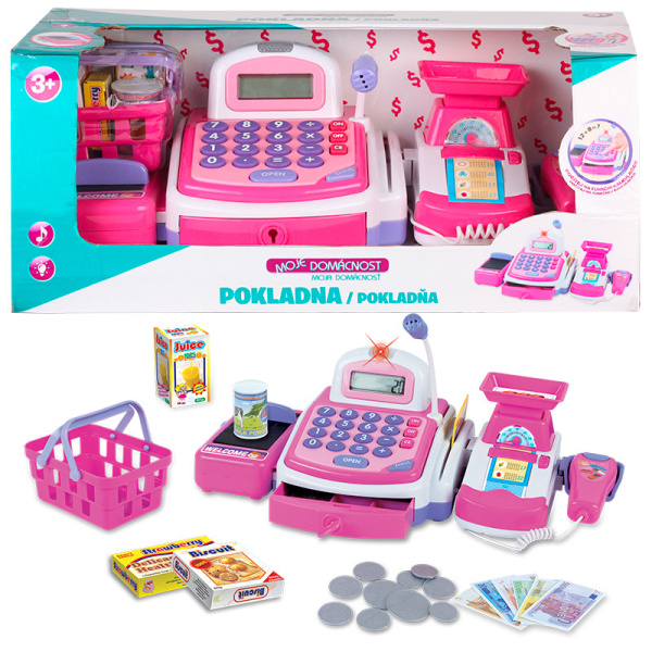 HM Studio Dětská Pokladna růžová