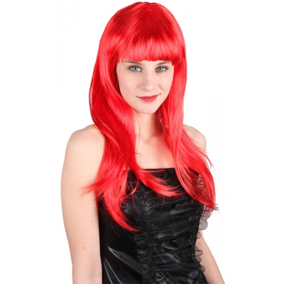 Paruka ďábelsky červená