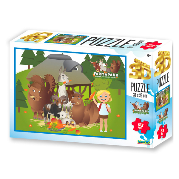 FARMAPARK MRKEV - puzzle z kategorie 60 - 300 dílků