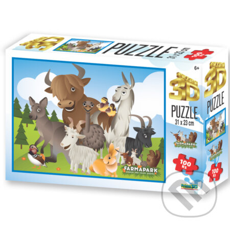 FARMAPARK ZVÍŘÁTKA - puzzle z kategorie 60 - 300 dílků