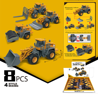 Stavební auta 1:55 - 4 druhy