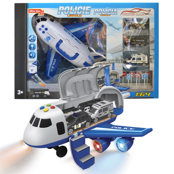 Policejní letadlo garáž