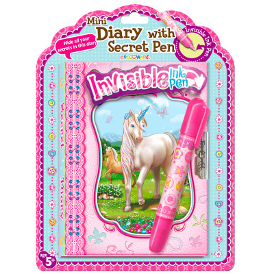 Deník s tajemným perem jednrožec