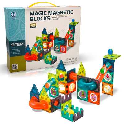 SPARKYS Kuličková dráha magnetická 66 ks