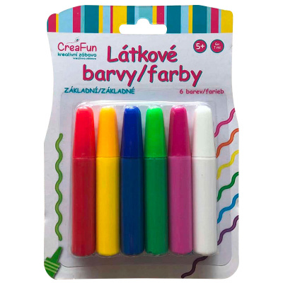 Látkové barvy sada základní 6 (42ml)