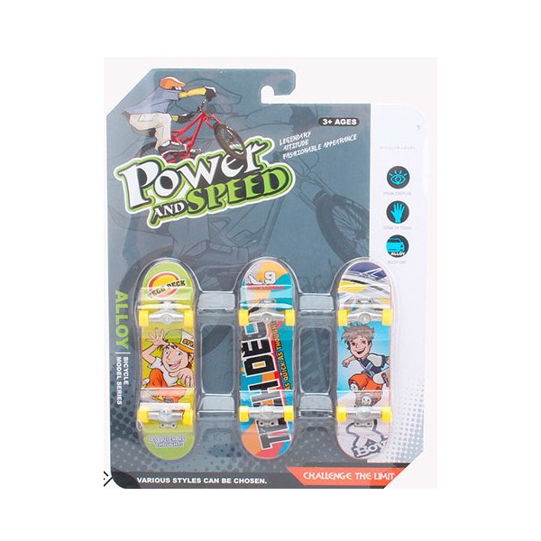 Skateboard - sada 3ks (vel.9,5x2,5cm)