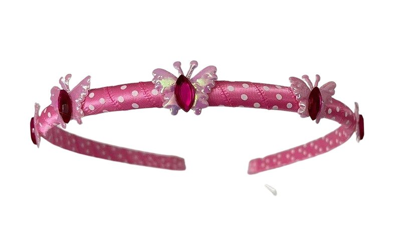 Dětská bižuterní čelenka v pestrých barvách