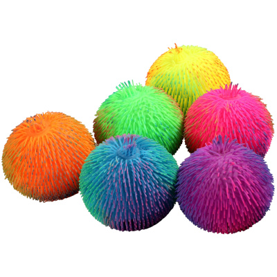 SPARKYS Svítící střapatý míč Ježura 20cm 1ks (mix)