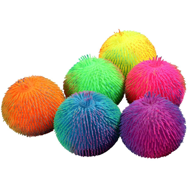 SPARKYS Svítící střapatý míč Ježura 20cm 1ks (mix)