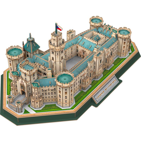CUBICFUN 3D puzzle Zámek Hluboká 158 dílků
