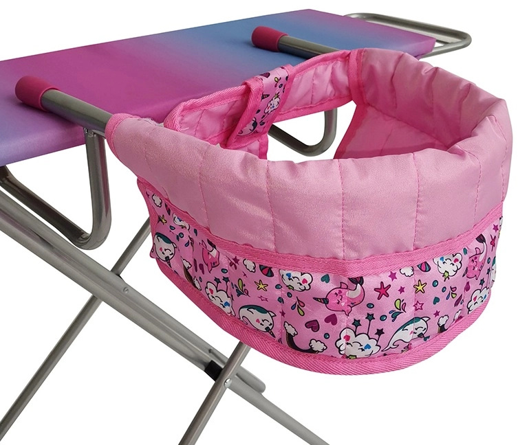 Jídelní židle - růžová s jednorožci