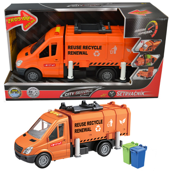 CITY SERVICE CAR - 1:14 Popelářské auto
