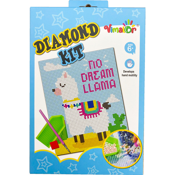 Diamantové malování - Lama