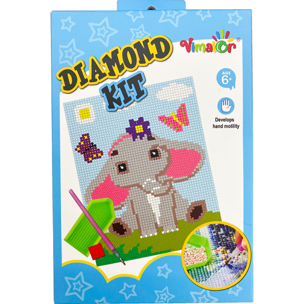 Diamantové malování - Baby Slon