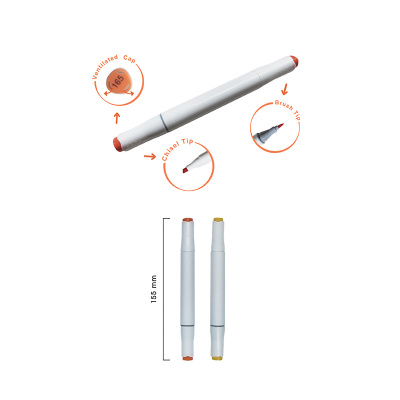 CreaFun - Fixy DUO v boxu 24 barev