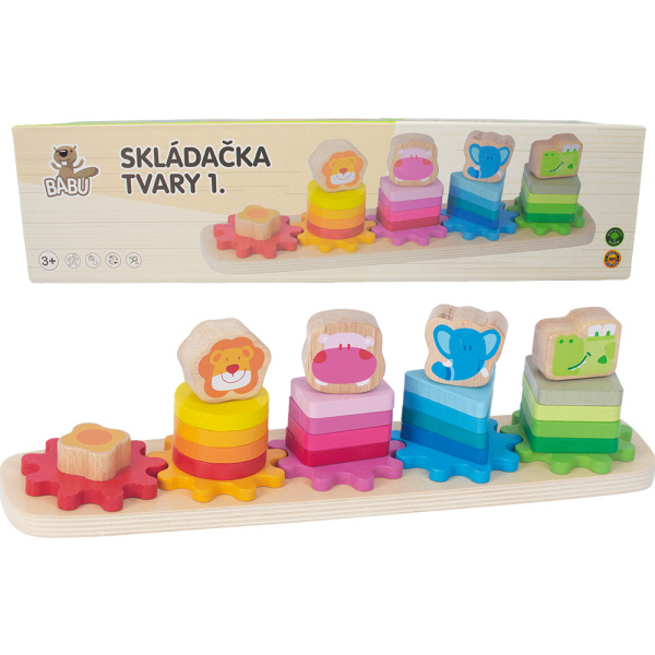 BABU - Skládačka ZVÍŘÁTKA