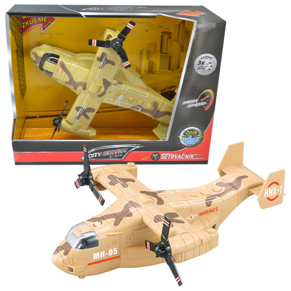CITY SERVICE CAR - 1:16 Letadlo Osprey sv. zelené