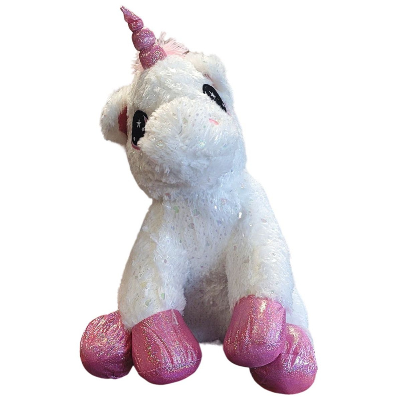 PLYŠÁKOV - Jednorožec sedící 45 cm - 2 druhy