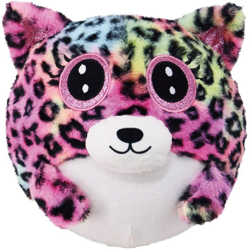 Nafukovací plyšový medvídek s leopardím vzorem 15 cm