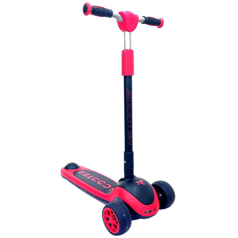 Dětská tříkolová koloběžka červená