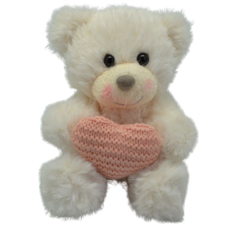 PLYŠÁKOV - Medvídek se srdíčkem 2 barvy