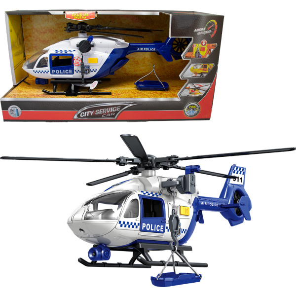 CITY SERVICE CAR - 1:12 Policejní vrtulník
