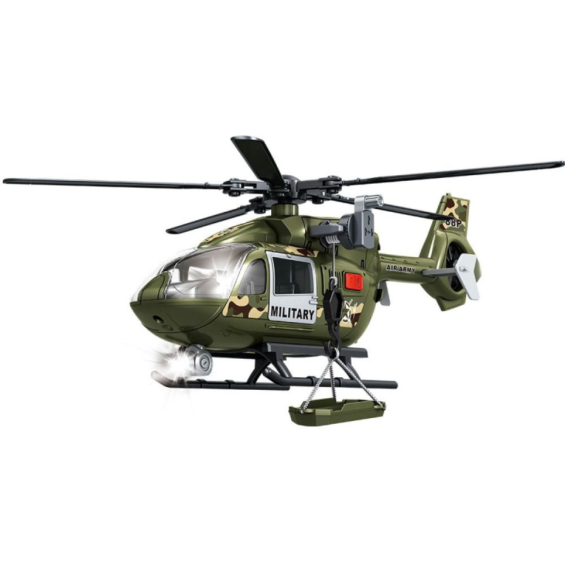 CITY SERVICE CAR - 1:12 Vojenský vrtulník