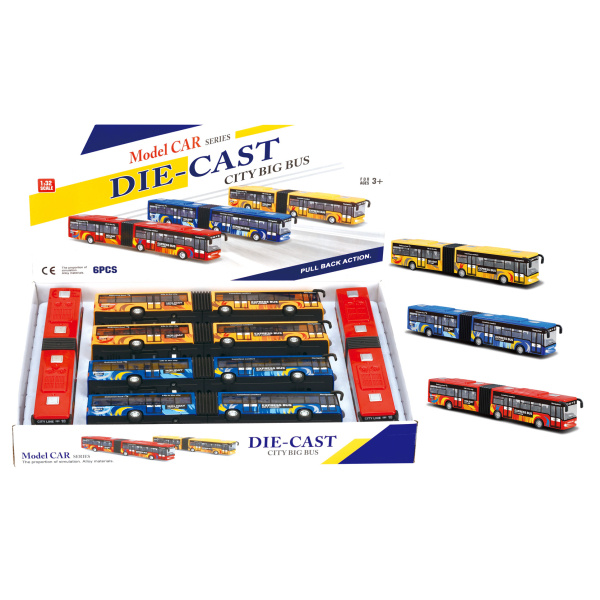 Autobus HARMONIKA - 1:32 - 3 druhy