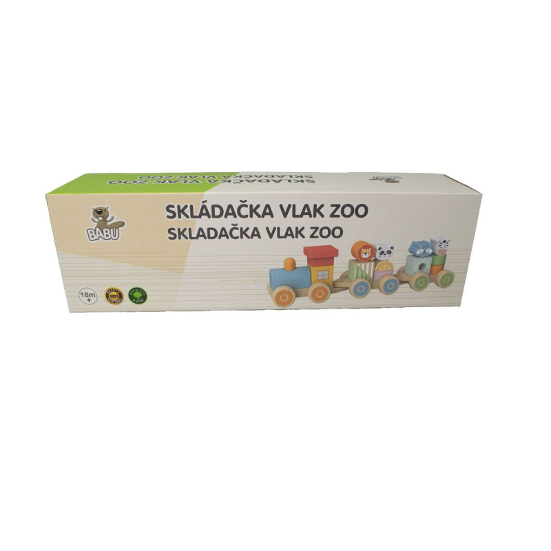 BABU - Dřevěný vláček SAFARI