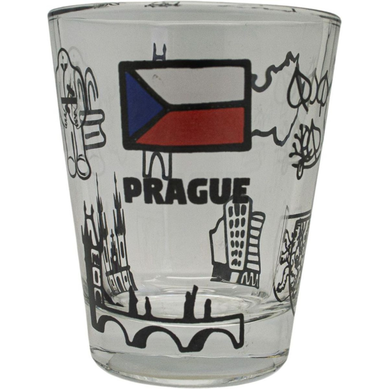 Panáček Top Praha skleněná figurka pro děti