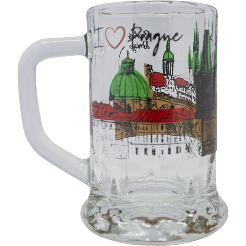 Mini půllitr 40 ml s potiskem TOP PRAHA