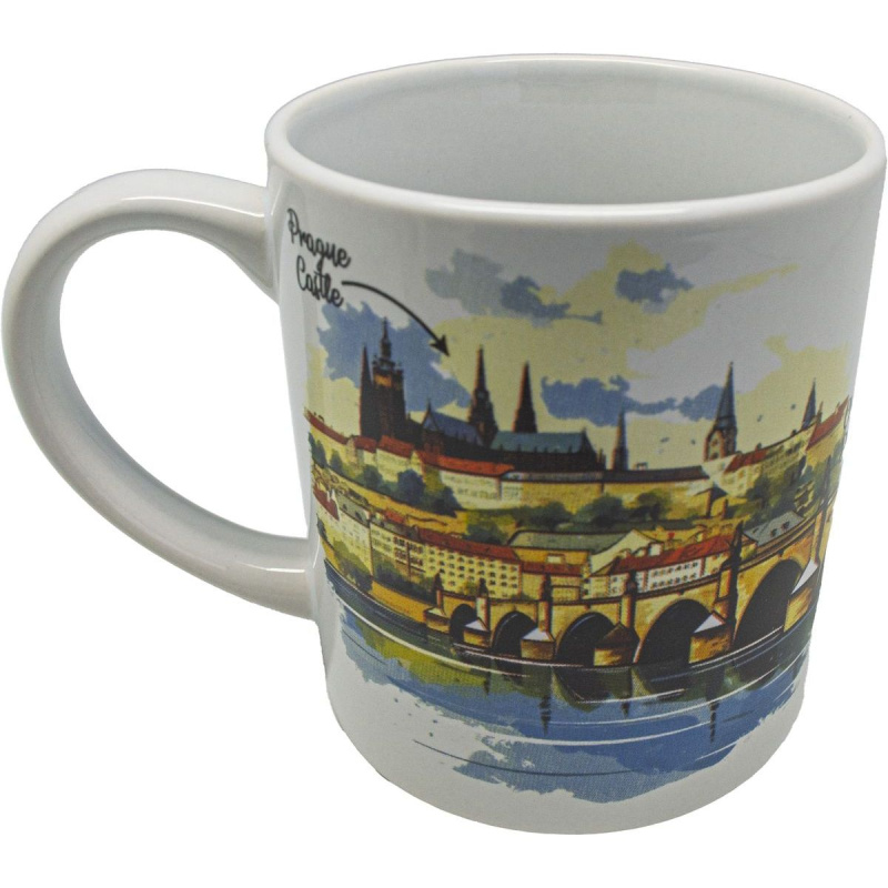 Bílý hrnek 250ml - Karlův most