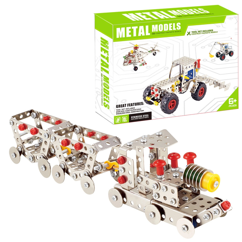 Kovová stavebnice 277 ks - Vlak