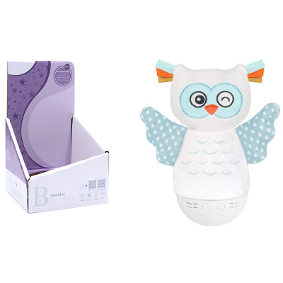 USÍNÁČEK s osvětlením a hudbou SOVA