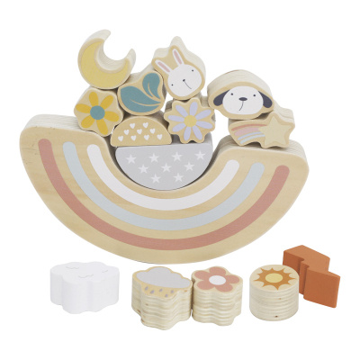 BABU - Balanční dřevěná hra PES a KOČKA