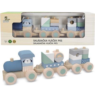 BABU - Dřevěný vláček PES