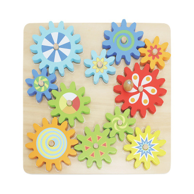 BABU - Dřevěná hra s ozubenými kolečky