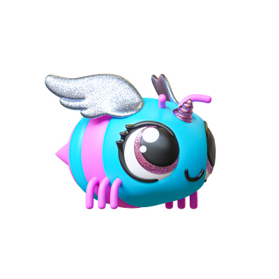 Jiggly Bugs Včelka modrá