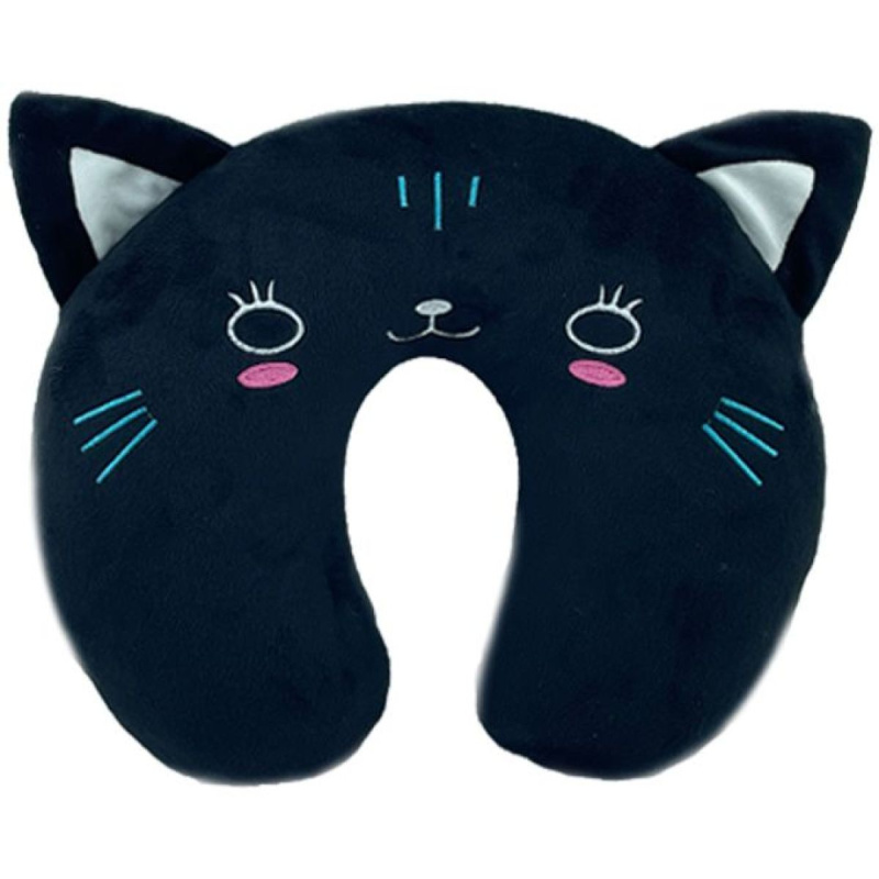 Plyšový záhlavník - Kočka