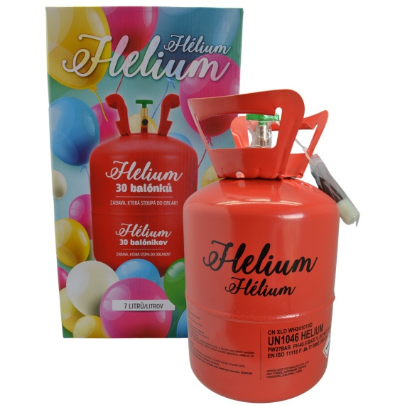Helium na 30 balónků