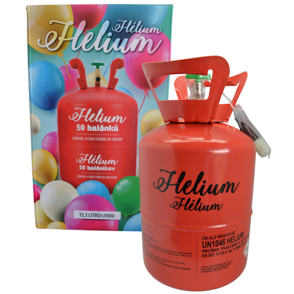 Helium na 50 balónků