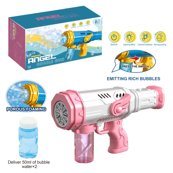 Bublifuková pistole ANGEL s modrým světlem