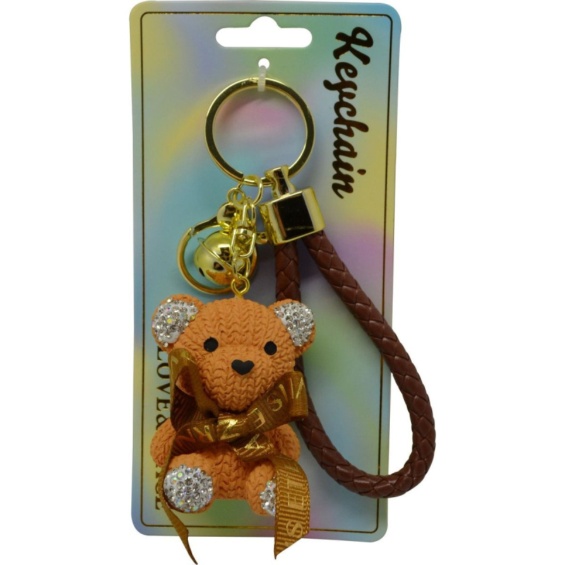 Keychain Přívěsek na klíče - Hnědý medvídek