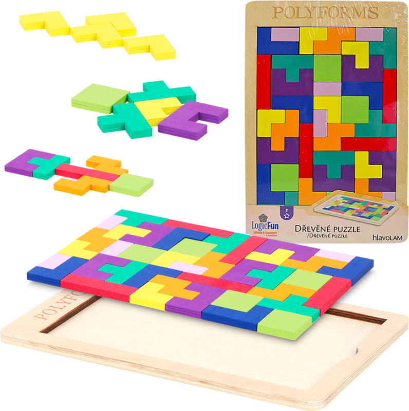Hlavolam - Dřevěné puzzle